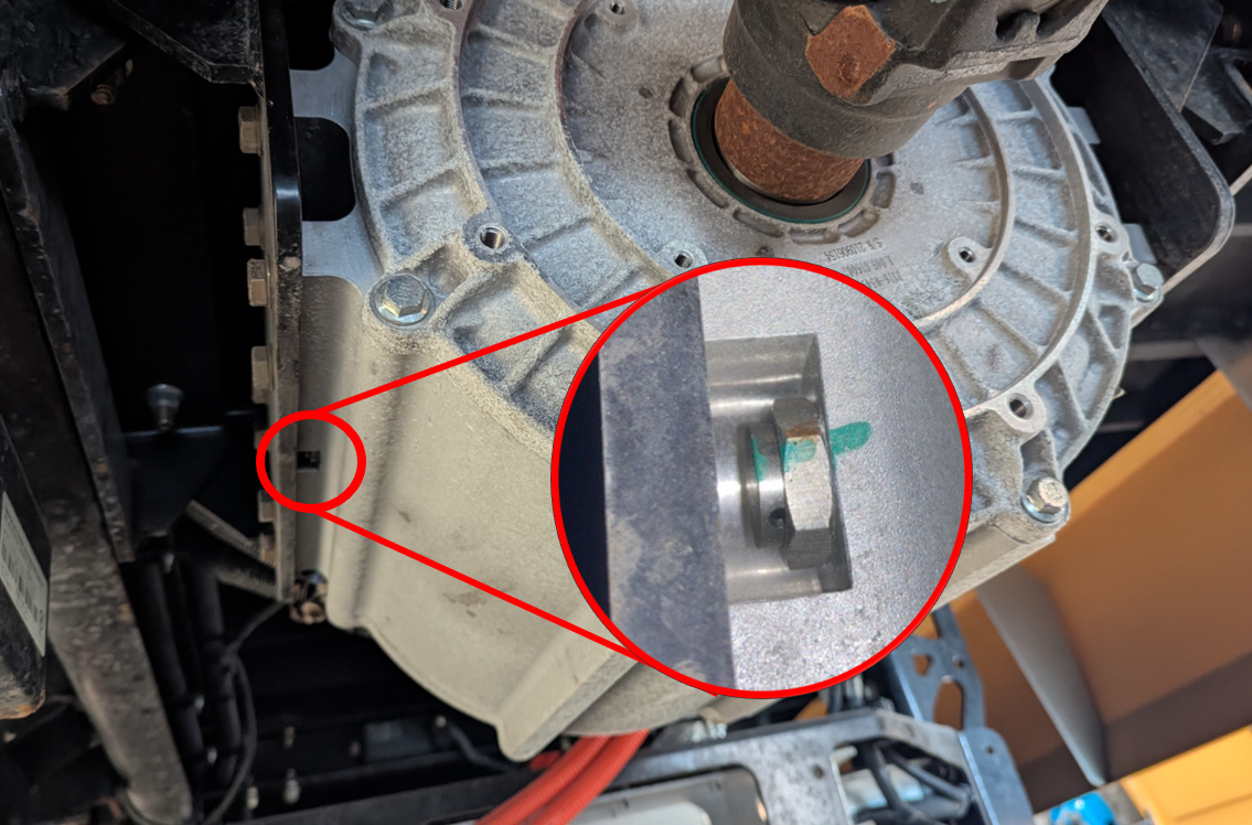 Figure 8– Electric motor case venting port