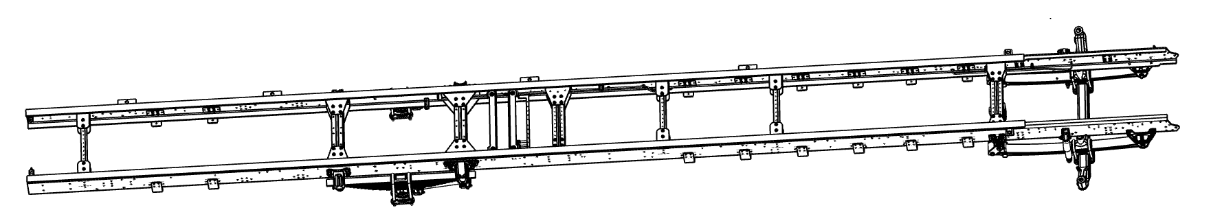 Figure 1 – Chassis side rails and crossmembers