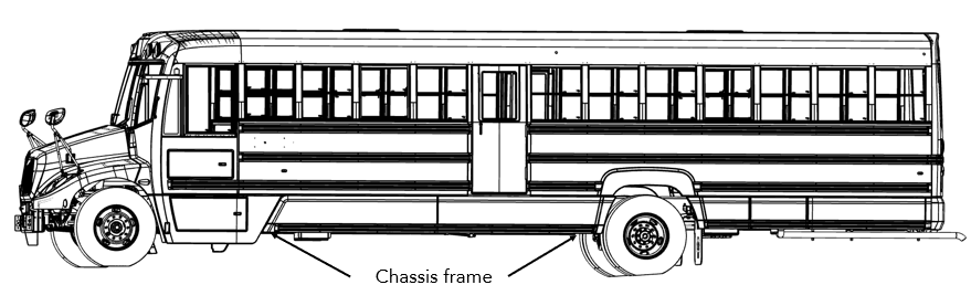 Figure 1 - Chassis Frame Location